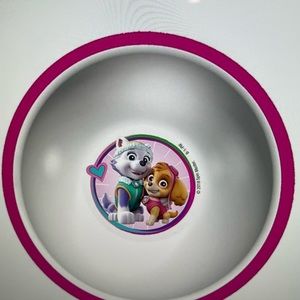 PlayTex Mealtime Paw Patrol Bowls For Girls, 3 Pack